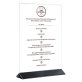 Kartenhalter schwarz für DIN A6 105 x 70 mm