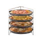 Gestell für 4 Pizzableche bis Ø 28 cm Edelstahl