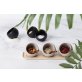 Servierset MOON mit 3 Schalen grau 80 x mm