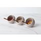 Servierset MOON mit 3 Schalen grau 80 x mm