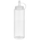 Quetschflasche 260 ml transparent 6er Pack