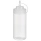 Quetschflasche 490 ml transparent 6er Pack