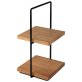 Etagere PERFECTO SMALL zweistufig 230 x 200 mm
