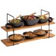 Etagere PERFECTO LARGE zweistufig 800 x 230 mm