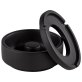 Windaschenbecher ELEMENT schwarz Ø 10,5 cm, H: 5 cm