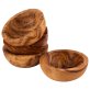 Schale, 4er Set OLIVE Ø 6 cm, H: 2 cm Braun,