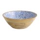 Schale MANGO weiß+blacu Ø 30 cm, H: 10,5 cm Weiß, blau