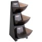 Multi-Rack, 3-stufig 19 x 24 cm, H: 41 cm Edelstahl