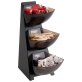 Multi-Rack, 3-stufig 19 x 24 cm, H: 41 cm Edelstahl