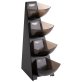 Multi-Rack, 4-stufig 19 x 31 cm, H: 53 cm Edelstahl
