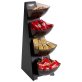 Multi-Rack, 4-stufig 19 x 31 cm, H: 53 cm Edelstahl