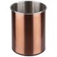 Besteckbehälter kupfer, drehbar Ø 13 cm, H: 16,5 cm Edelstahl