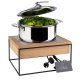 Induktionsstation, 4-tlg. Set 35,4 x 32,5 cm, H: 19 cm