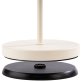 Tischleuchte MERLE Ø 11 cm, H: 30,5 cm Whisper white