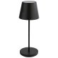 Tischleuchte MERLE Ø 11 cm, H: 30,5 cm Schwarz