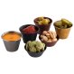 Dipschälchen, 6er Set Ø 6 cm, H: 4,5 60 ml Edelstahl