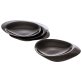 Teller, 4er Set PEBBLES 8,5 x 8 cm, H: 1 cm
