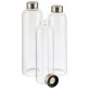 Trinkflasche Ø 6,5 cm, H: 23,5 cm Glas
