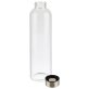 Trinkflasche Ø 7 cm, H: 26,5 cm Glas
