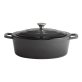 Bräter mit Deckel 5 STARS 33 x 25 cm, H: 11 cm (oval)