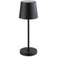 Tischleuchte MERLE MINI Ø 9 cm, H: 25 cm Schwarz