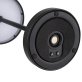 Tischleuchte MERLE MINI Ø 9 cm, H: 25 cm Schwarz