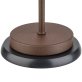 Tischleuchte MERLE MINI Ø 9 cm, H: 25 cm Rostfarben