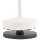 Tischleuchte ALVA Ø 8 cm, H: 20 cm Whisper white