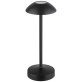 Tischleuchte ALVA Ø 8 cm, H: 20 cm Schwarz