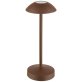 Tischleuchte ALVA Ø 8 cm, H: 20 cm Rostfarben