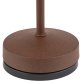Tischleuchte ALVA Ø 8 cm, H: 20 cm Rostfarben