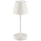 Tischleuchte MERLE MICRO Ø 8 cm, H: 20 cm Whisper white