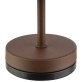 Tischleuchte MERLE MICRO Ø 8 cm, H: 20 cm Rostfarben