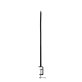 Schraubklammer + flexibler Arm 4,5 x 4 cm, H: 64 cm