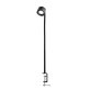 Schraubklammer + flexibler Arm 4,5 x 4 cm, H: 64 cm
