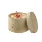 Dose, 2er Set -MINERA- Ø 6 cm, H: 5 40 ml Travertinoptik