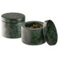 Dose, 2er Set -MINERA- Ø 6 cm, H: 5 40 ml Grün