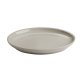 Teller -SNUG- Ø 20,5 cm, H: 2 cm Taupe Porzellan