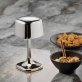 Tischleuchte -SOHO- 10,5 x cm, H: 21,5 cm Glossy chrome