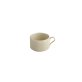 Cappuccinotasse -THE GRID- Ø 9 cm, H: 6 200 ml Sand Porzellan