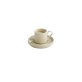 Untertasse -THE GRID- Ø 12,5 cm, H: 2 cm Sand Porzellan