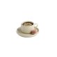 Untertasse -THE GRID- Ø 16 cm, H: 2 cm Sand Porzellan