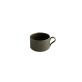 Cappuccinotasse -THE GRID- Ø 9 cm, H: 6 200 ml Mud (braun) Porzellan