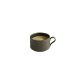 Cappuccinotasse -THE GRID- Ø 9 cm, H: 6 200 ml Mud (braun) Porzellan