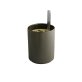 Dressingtopf -THE GRID- Ø 12,5 cm, H: 16,5 cm Mud (braun) Porzellan