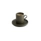 Untertasse -THE GRID- Ø 16 cm, H: 2 cm Mud (braun) Porzellan