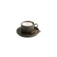 Untertasse -THE GRID- Ø 16 cm, H: 2 cm Mud (braun) Porzellan