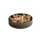 Teller / Schale -THE GRID- Ø 23 cm, H: 6 cm Mud (braun) Porzellan