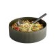 Schale -THE GRID- Ø 26 cm, H: 8,5 cm Mud (braun) Porzellan
