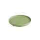 Teller -THE GRID- Ø 23 cm, H: 2,5 cm Salbei Porzellan